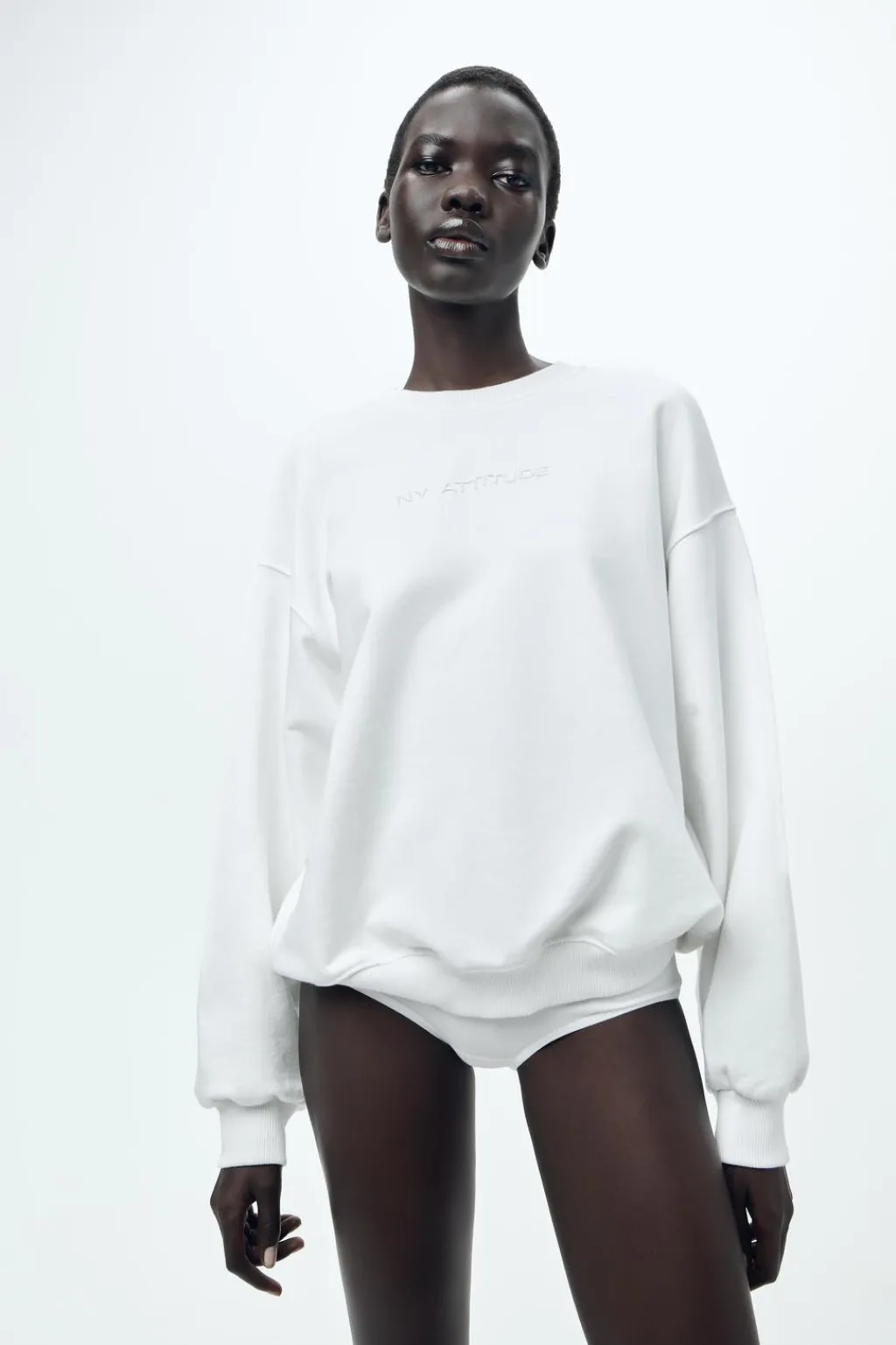 Hot SUDADERA TEXTO MINIMAL Mujer Sudaderas / Joggers