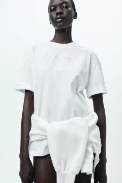 Hot SUDADERA TEXTO MINIMAL Mujer Sudaderas / Joggers