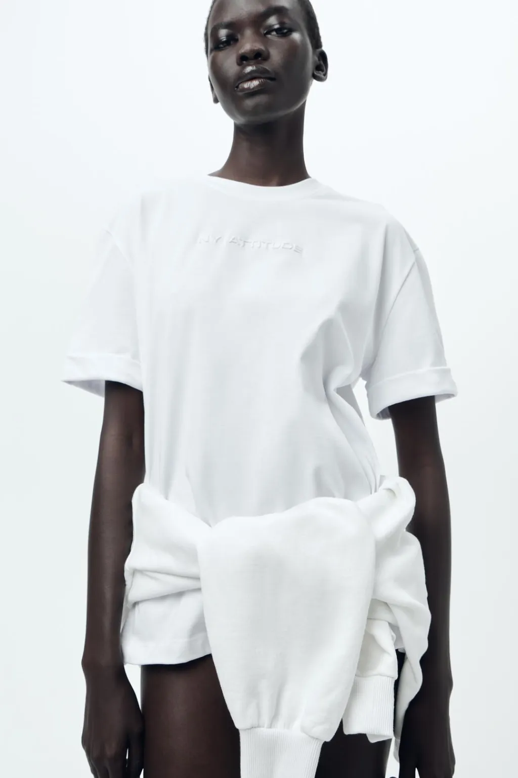 Hot SUDADERA TEXTO MINIMAL Mujer Sudaderas / Joggers