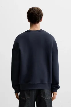 Hot SUDADERA TEXTO PARCHES Hombre Sudaderas