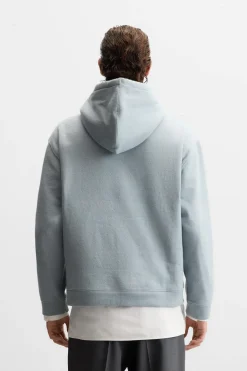 Clearance SUDADERA TEXTURA CAPUCHA Hombre Sudaderas