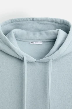 Clearance SUDADERA TEXTURA CAPUCHA Hombre Sudaderas