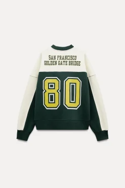 Fashion SUDADERA VARSITY SAN FRANCISCO Mujer Sudaderas / Joggers