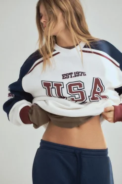 Online SUDADERA VARSITY USA CALIFORNIA Mujer Sudaderas / Joggers