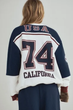 Online SUDADERA VARSITY USA CALIFORNIA Mujer Sudaderas / Joggers