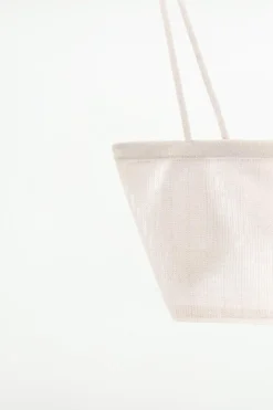 Sale SUJETADOR BANDEAU PUNTO FINO LENTEJUELAS Mujer Tops / Bodies