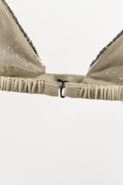 Outlet SUJETADOR TRIANGULAR ABALORIOS Mujer Lenceria