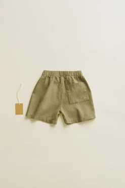 Niños ZARA 1½ - 6 Años·Pantalones / Leggings|1½ - 6 Años·Total Look<TIMELESZ - BERMUDA SEERSUCKER