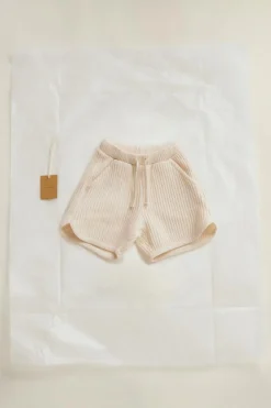Niños ZARA 1½ - 6 Años·Pantalones / Leggings|6 - 18 Meses·Braguitas / Bermudas<TIMELESZ - BERMUDA WAFFLE CORDONES