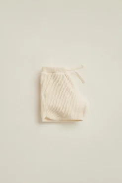 Niños ZARA 1½ - 6 Años·Pantalones / Leggings|6 - 18 Meses·Braguitas / Bermudas<TIMELESZ - BERMUDA WAFFLE CORDONES