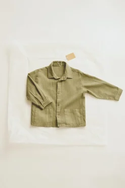 Niños ZARA 1½ - 6 Años·Camisas / Sobrecamisas|1½ - 6 Años·Total Look<TIMELESZ - CAMISA SEERSUCKER