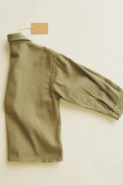 Niños ZARA 1½ - 6 Años·Camisas / Sobrecamisas|1½ - 6 Años·Total Look<TIMELESZ - CAMISA SEERSUCKER