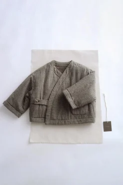 Niños ZARA 1½ - 6 Años·Abrigos<TIMELESZ - CHAQUETA KIMONO CUADRO VICHY
