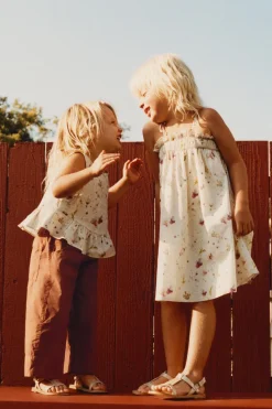 Niños ZARA 1½ - 6 Años·Pantalones|1½ - 6 Años·Pantalones / Leggings<TIMELESZ - PANTALÓN ANCHO POPELÍN