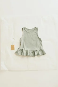 Niños ZARA 1½ - 6 Años·Camisetas|6 - 18 Meses·Camisetas<TIMELESZ - TOP CON LINO VOLANTE