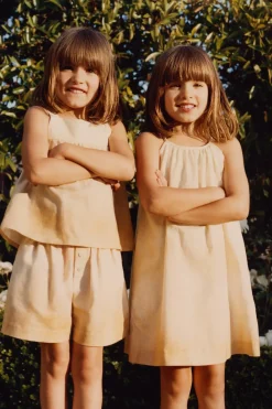 Niños ZARA 1½ - 6 Años·Camisas|1½ - 6 Años·Total Look<TIMELESZ - TOP DIP DYE CON LINO