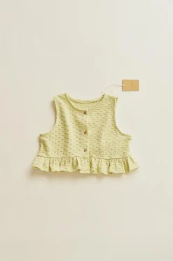 Niños ZARA 1½ - 6 Años·Total Look|6 - 18 Meses·Camisetas<TIMELESZ - TOP PUNTO POP CORN VOLANTE