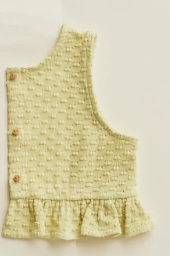 Niños ZARA 1½ - 6 Años·Total Look|6 - 18 Meses·Camisetas<TIMELESZ - TOP PUNTO POP CORN VOLANTE