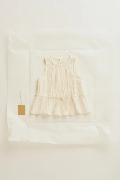 Niños ZARA 1½ - 6 Años·Camisas|1½ - 6 Años·Total Look<TIMELESZ - TOP TEXTURA LAZO