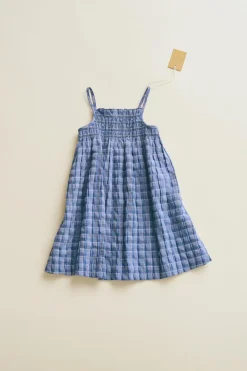 Niños ZARA 1½ - 6 Años·Vestidos / Petos|6 - 18 Meses·Vestidos / Monos<TIMELESZ - VESTIDO CUADROS TEXTURA