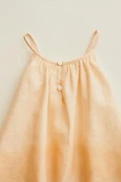 Niños ZARA 1½ - 6 Años·Vestidos / Petos|6 - 18 Meses·Vestidos / Monos<TIMELESZ - VESTIDO DIP DYE CON LINO