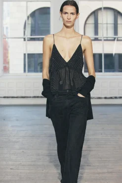 Fashion TOP ABALORIOS ZW COLLECTION Mujer Tops / Bodies