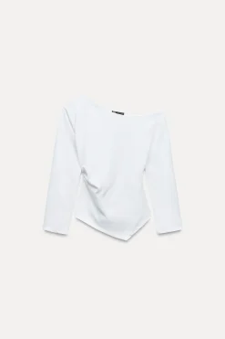 New TOP ASIMÉTRICO FRUNCE Mujer Tops / Bodies