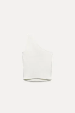 Clearance TOP ASIMÉTRICO RIB JOYAS Mujer Tops / Bodies