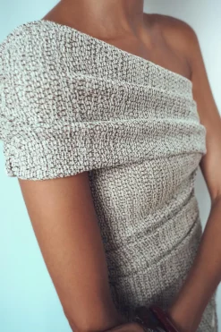 Best TOP ASIMÉTRICO TEXTURA Mujer Tops / Bodies