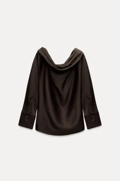 Best TOP ASIMÉTRICO ZW COLLECTION Mujer Tops / Bodies