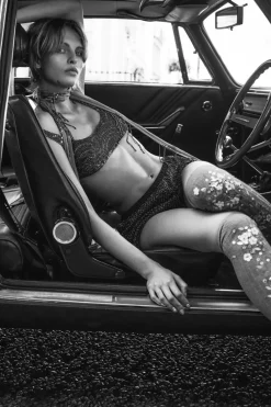 Sale TOP BANDEAU ABALORIOS LENTEJUELAS Mujer Tops / Bodies|Lenceria