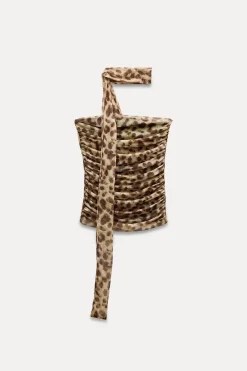 Best TOP BANDEAU TUL ESTAMPADO Mujer Tops / Bodies