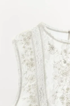 Clearance TOP BORDADOS ABALORIOS Mujer Tops / Bodies|Lenceria