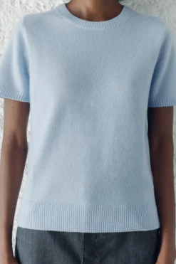 Fashion TOP BÁSICO 100% CASHMERE MANGA CORTA Mujer Cárdigan / Jerséis|Punto