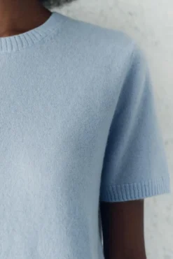 Fashion TOP BÁSICO 100% CASHMERE MANGA CORTA Mujer Cárdigan / Jerséis|Punto