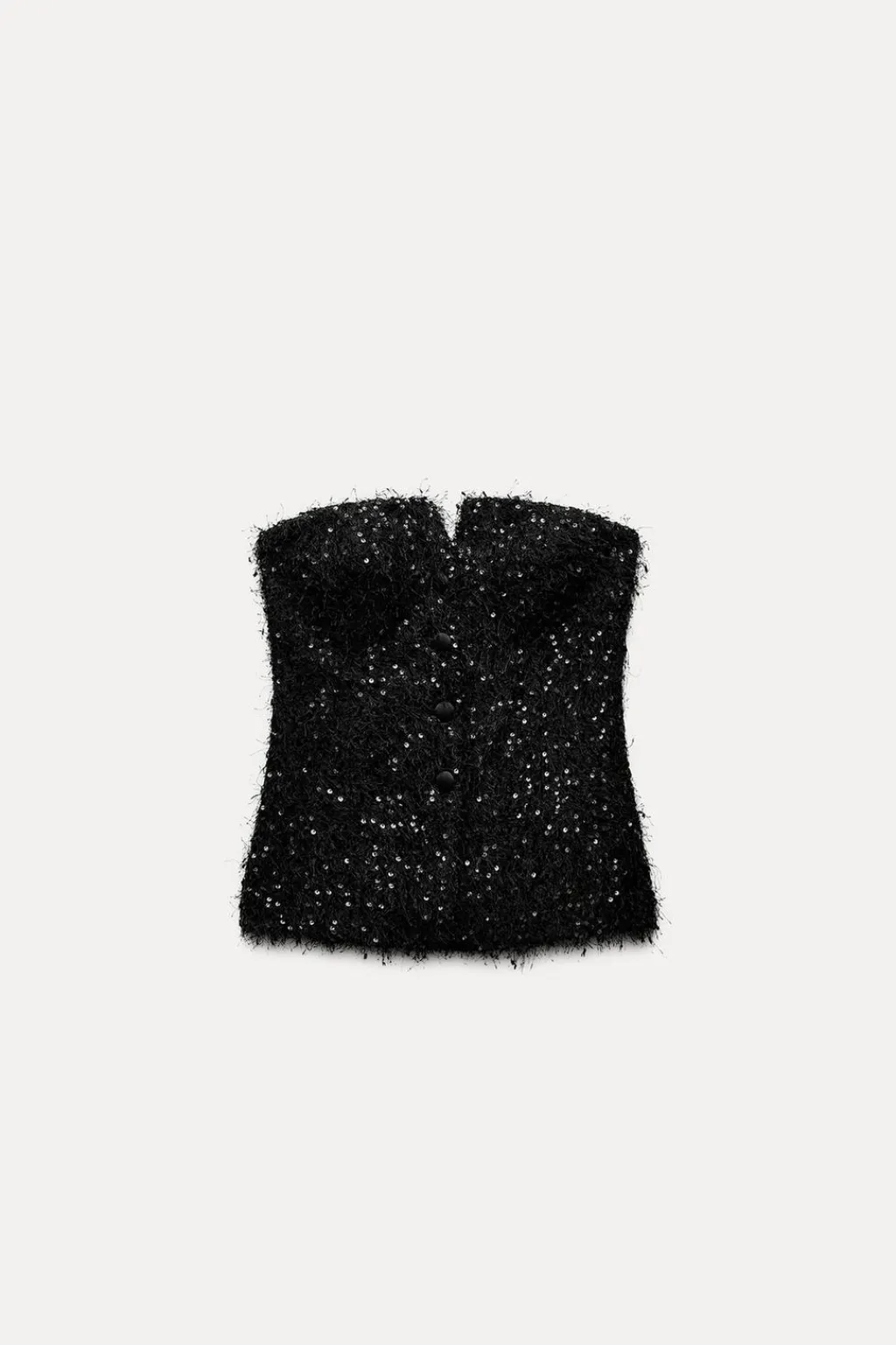 Discount TOP BUSTIER FLECOS LENTEJUELAS Mujer Tops / Bodies