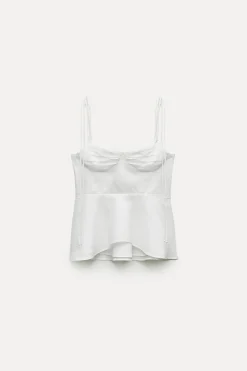 Clearance TOP BUSTIER ZW COLLECTION Mujer Tops / Bodies