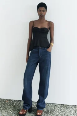 Clearance TOP BUSTIER ZW COLLECTION Mujer Tops / Bodies