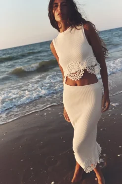 Clearance TOP CANALÉ CROCHET Mujer Tops / Bodies