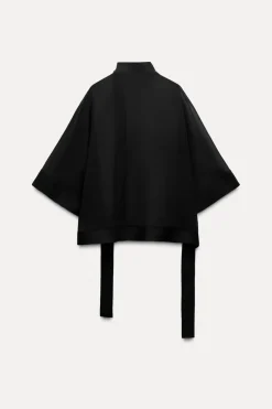 Best TOP CAPA SEMITRANSPARENTE CINTAS Mujer Chaquetas / Cazadoras|Tops / Bodies