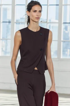 Online TOP CHALECO BOTONES ZW COLLECTION Mujer Blazers / Chalecos