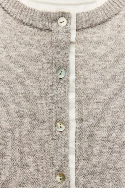 Discount TOP CHALECO COMBINADO Mujer Cárdigan / Jerséis|Punto