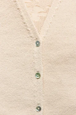 Online TOP CHALECO COMBINADO PUNTO Mujer Cárdigan / Jerséis|Punto