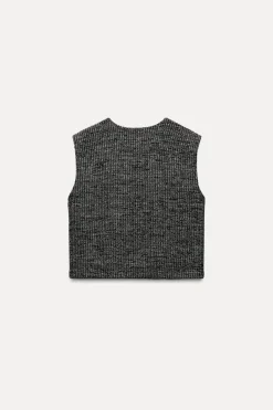 Best TOP CHALECO ESTRUCTURA BOTONES Mujer Tops / Bodies