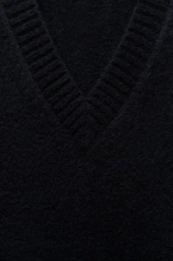 New TOP CHALECO PUNTO LISO Mujer Cárdigan / Jerséis|Punto