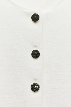 Online TOP CHALECO PUNTO STRETCH Mujer Cárdigan / Jerséis|Punto