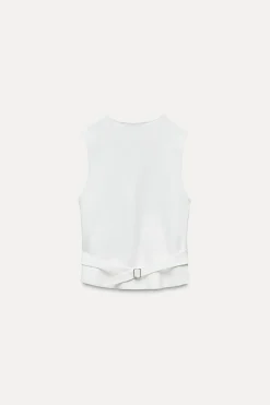 Hot TOP CHALECO PUNTO TRABILLA ESPALDA Mujer Cárdigan / Jerséis|Punto