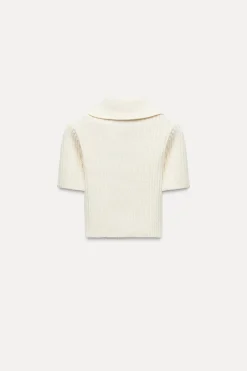 Discount TOP CHENILLA CREMALLERA Mujer Tops / Bodies