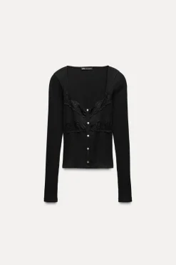 Sale TOP COMBINADO ENCAJE Mujer Tops / Bodies