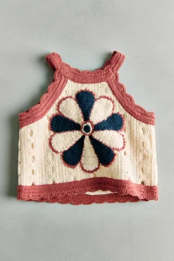 Niños ZARA 6 - 14 Años·Punto|6 - 14 Años·Camisetas<TOP CROCHET FLOR - SEA NY